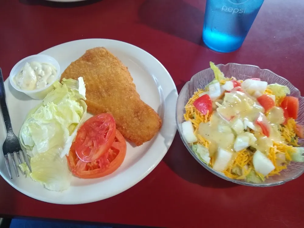 Fish Without the Bun and Side Salad